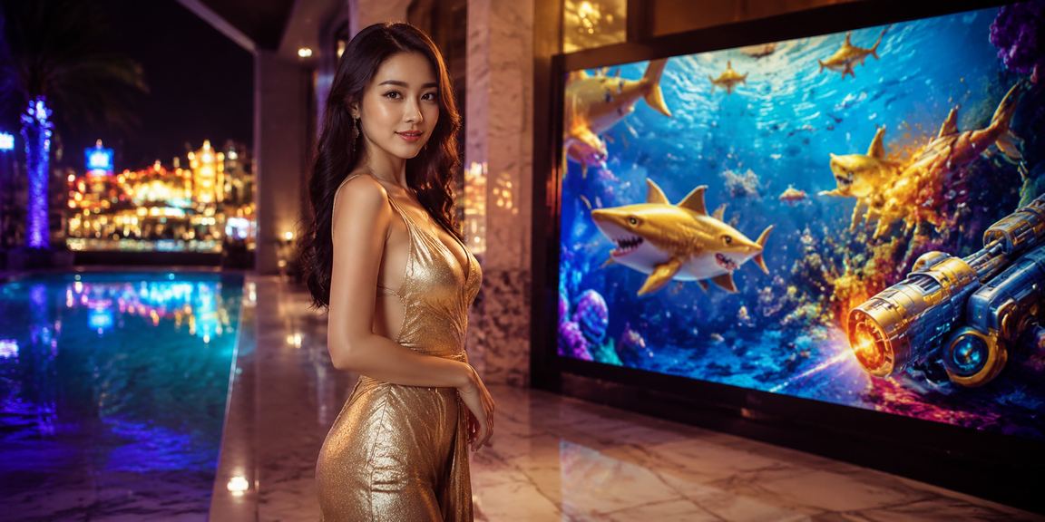 Người chơi trò chơi bắn cá tại chợ đêm Nha Trang