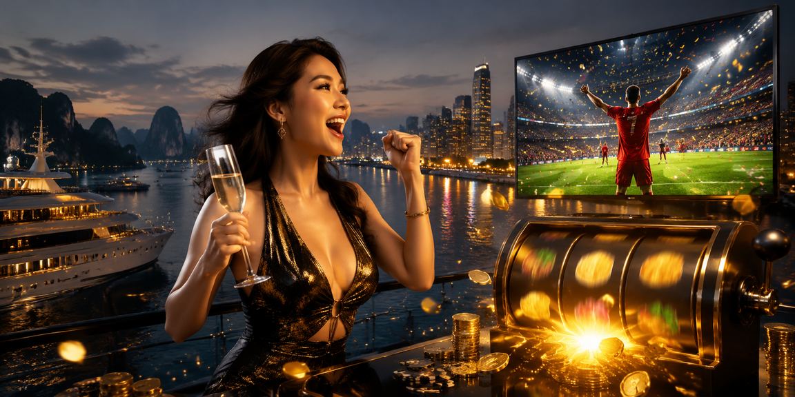 Cô gái chơi slot game tại Sài Gòn trên điện thoại di động